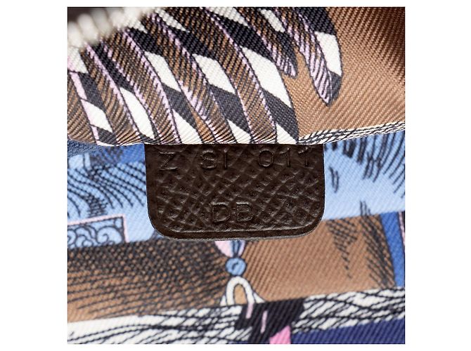 Hermès Portafoglio Hermes Epsom Azap Zip Around Grigio - vista 4