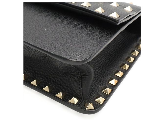 Valentino Garavani Bolsa de Ombro Valentino Rockstud Preto - vista 3