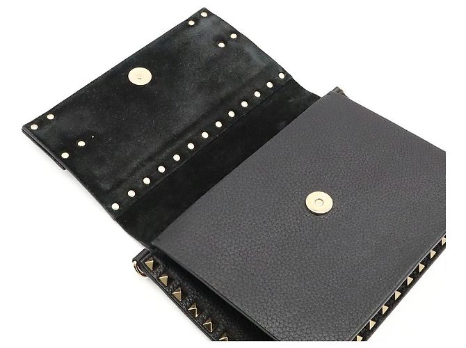 Valentino Garavani Bolsa de Ombro Valentino Rockstud Preto - vista 6
