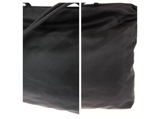 Tote Sac cabas épaule Prada Tessuto Noir - vue 5