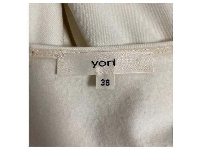 Autre Marque Top de manga comprida com folhos em fleece macio yori Branco - vista 5