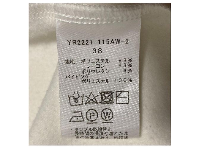Autre Marque Top de manga comprida com folhos em fleece macio yori Branco - vista 6