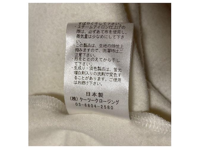 Autre Marque Top de manga comprida com folhos em fleece macio yori Branco - vista 7