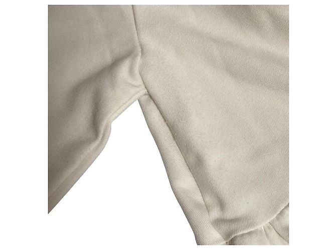 Autre Marque Top de manga comprida com folhos em fleece macio yori Branco - vista 9