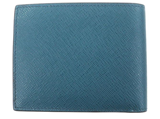 Billetera bifold Montblanc Salt Real Green System de cuero Verde - vista 3