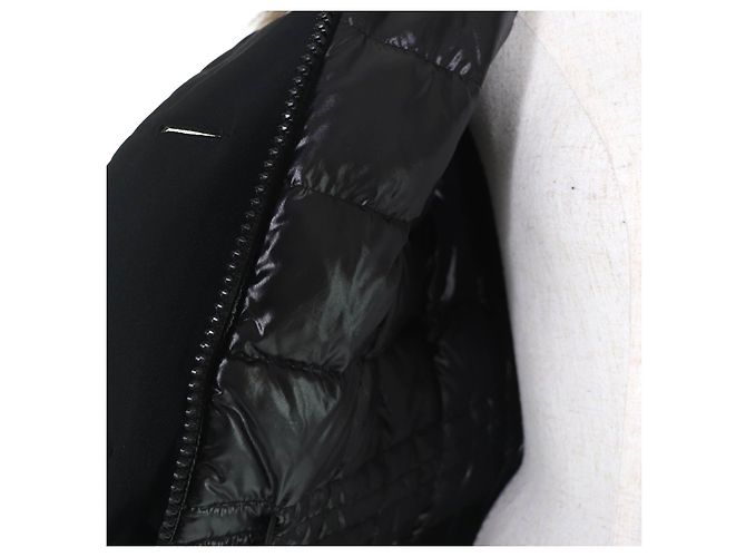 Casaco de Penas Moncler MONTICOLE em Poliéster e Algodão Preto - vista 5