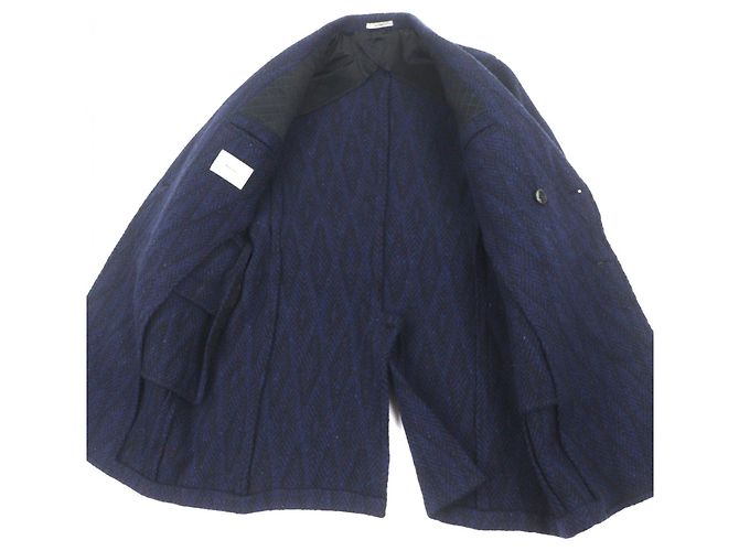 Autre Marque Abrigo Chester de lana Boglioli Azul Azul marino - vista 4