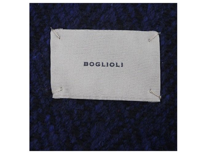 Autre Marque Abrigo Chester de lana Boglioli Azul Azul marino - vista 6