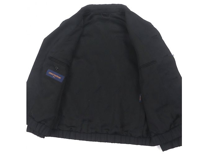 Louis Vuitton Blouson Wool Jacket Negro - vista 4