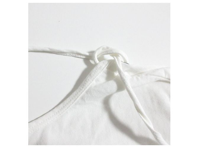 Autre Marque Vestido camiseta asimétrico SEA Blanco - vista 7