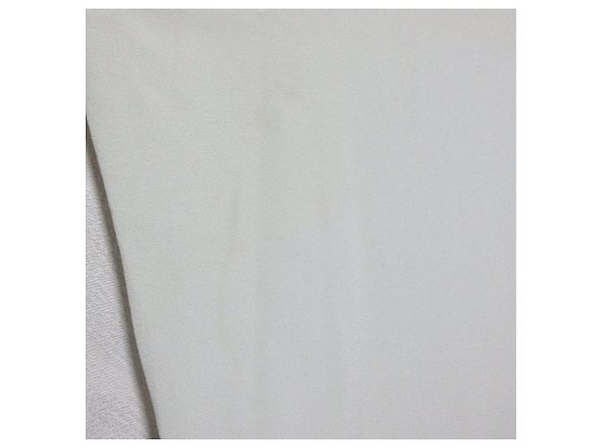 Autre Marque Top sem mangas Barena 100% seda Branco Fora de branco - vista 10