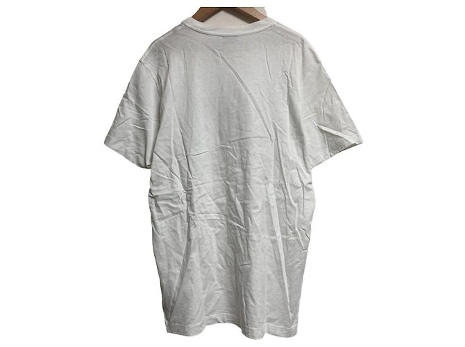 Autre Marque T-shirt in cotone con stampa logo Diesel Bianco - vista 2