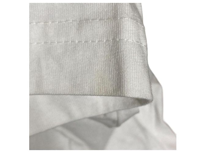 Autre Marque T-shirt in cotone con stampa logo Diesel Bianco - vista 8