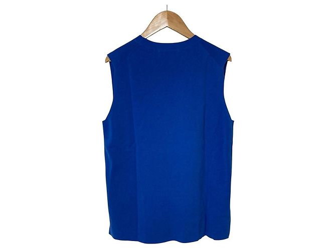 Autre Marque GALLARDAGALANTE Top sin mangas de algodón Icy Azul - vista 2