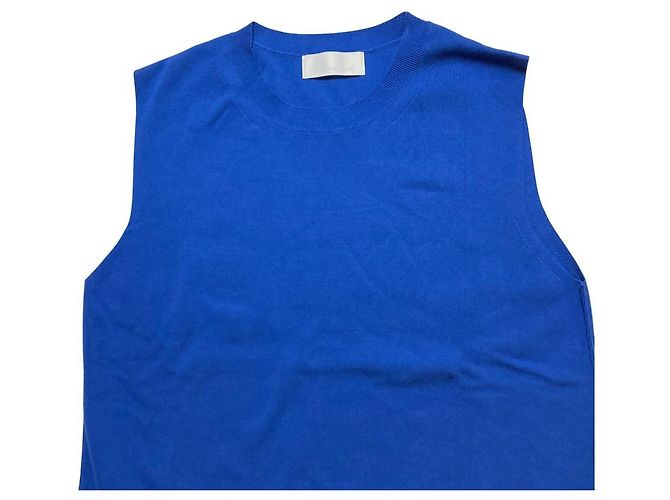 Autre Marque GALLARDAGALANTE Top sin mangas de algodón Icy Azul - vista 3