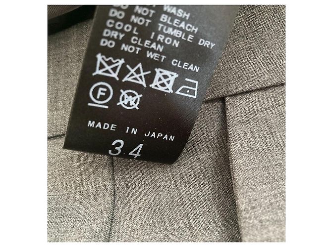 Autre Marque Pantaloni Cigarette Lisiere Marrone - vista 5