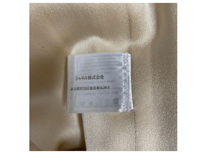 Chanel Camellia Tweed Mantel Roh - Ansicht 12