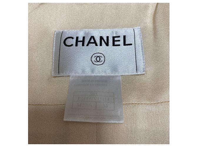 Chanel Camellia Tweed Mantel Roh - Ansicht 9