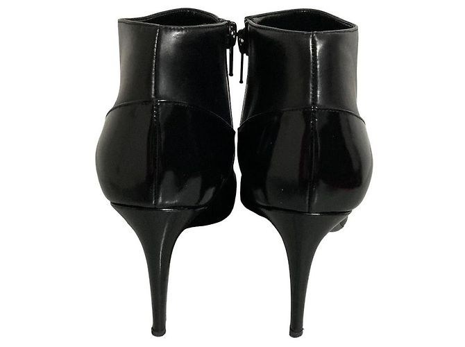 Autre Marque Pierre Hardy Leder- Stiefeletten Schwarz - Ansicht 2