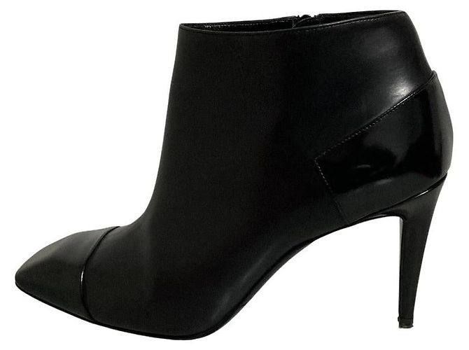 Autre Marque Pierre Hardy Leder- Stiefeletten Schwarz - Ansicht 3