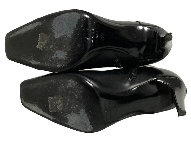 Autre Marque Pierre Hardy Leder- Stiefeletten Schwarz - Ansicht 5