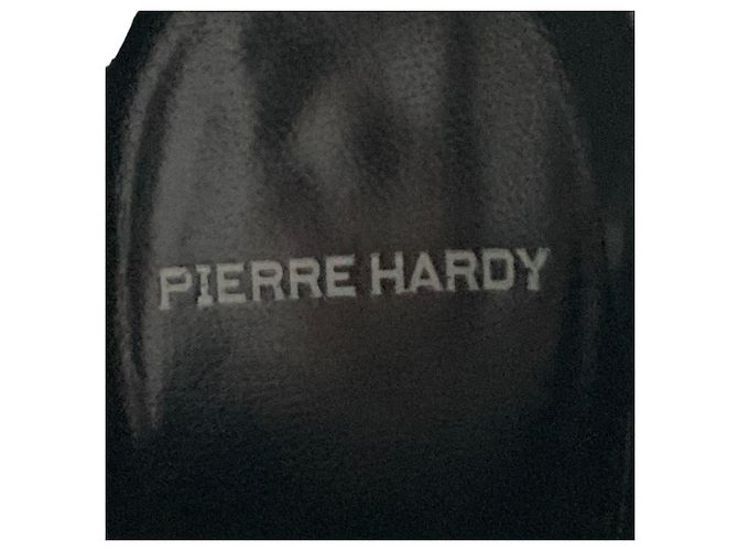 Autre Marque Pierre Hardy Leder- Stiefeletten Schwarz - Ansicht 7