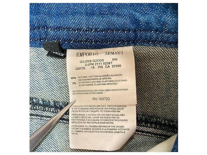 Pantalones de denim Emporio Armani MISCHA Azul - vista 10