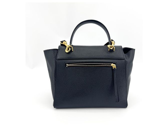 Céline Cinturón Celine Nano de piel de becerro Negro - vista 2