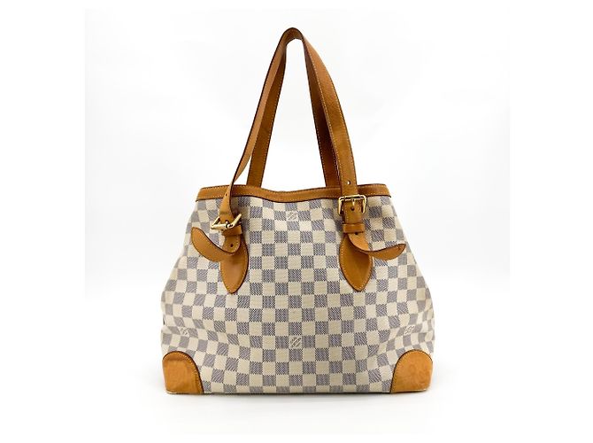 Louis Vuitton Hampstead Damier Ebene PM Blanco - vista 2