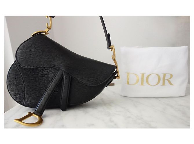 Autre Marque Bolso Dior Saddle Small Piel de Becerro Negro - vista 10