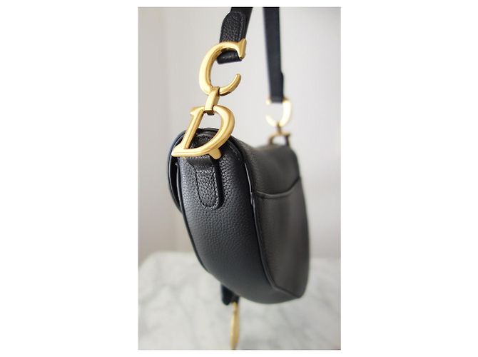 Autre Marque Bolso Dior Saddle Small Piel de Becerro Negro - vista 3