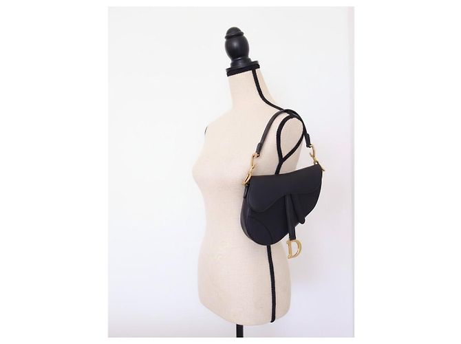 Autre Marque Bolso Dior Saddle Small Piel de Becerro Negro - vista 4