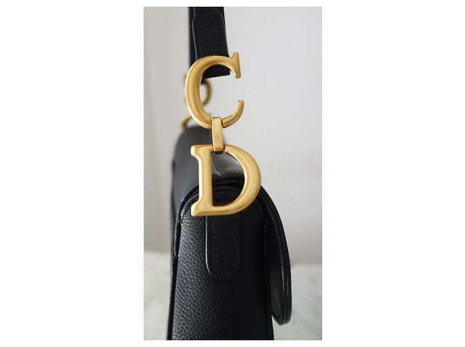 Autre Marque Bolso Dior Saddle Small Piel de Becerro Negro - vista 5