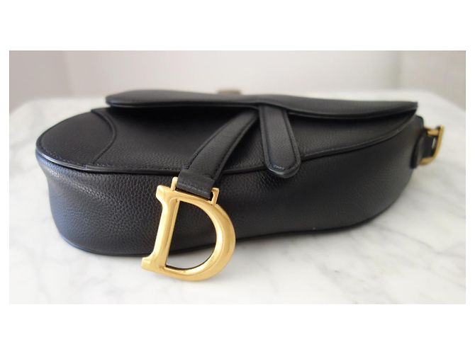 Autre Marque Bolso Dior Saddle Small Piel de Becerro Negro - vista 6
