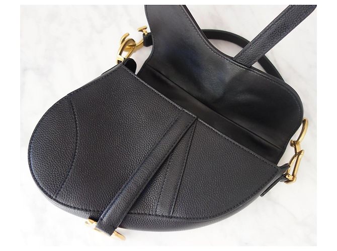 Autre Marque Bolso Dior Saddle Small Piel de Becerro Negro - vista 7