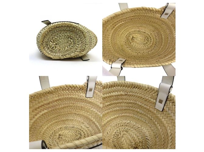 Borsa Basket Loewe Small A223S93X04 Tote Bianco - vista 9