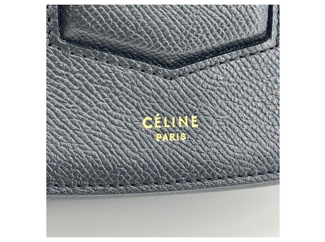 Céline Celine Trotteur Calfskin Small Marineblau - Ansicht 6