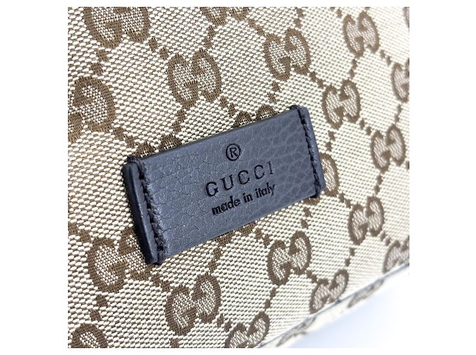 Gucci Drawstring GG Canvas Large Noir - vue 7