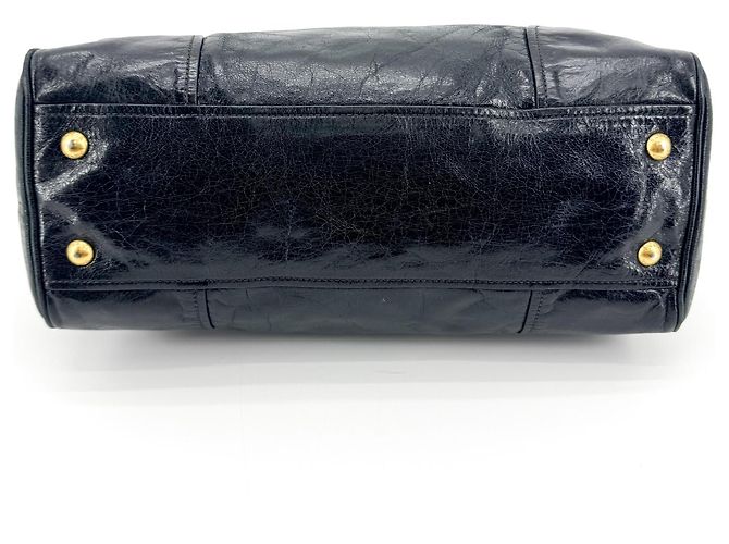Prada Convertible Boston Vitello Shine Medium Black - view 7
