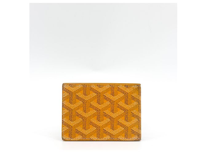 Goyard Bifold Coated Canvas Amarillo - vista 2