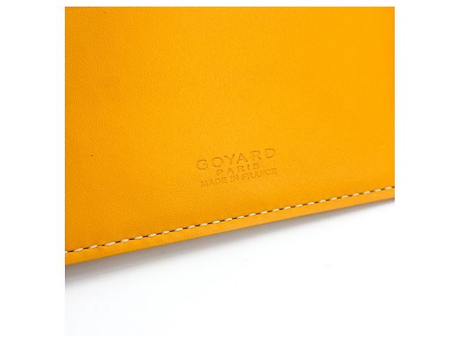 Goyard Bifold Coated Canvas Amarillo - vista 7