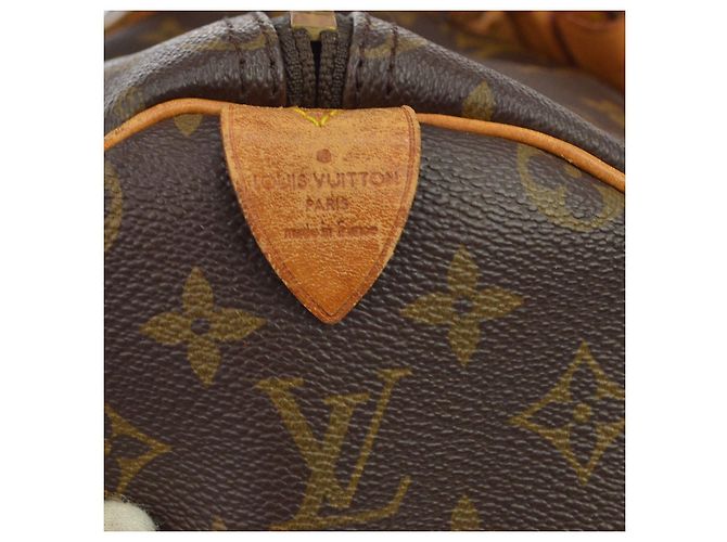 Louis Vuitton Keepall Monogram Canvas 50 Marrone - vista 4