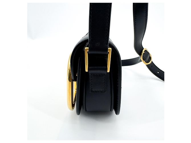 Valentino Garavani Supervee Leather Small Nero - vista 3