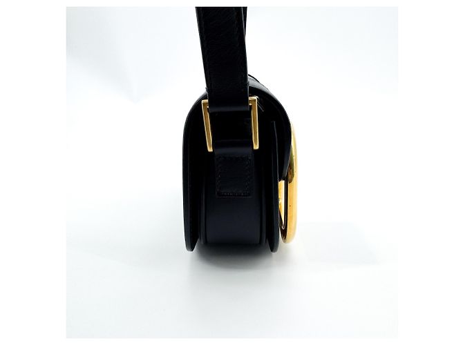 Valentino Garavani Supervee Leather Small Nero - vista 4