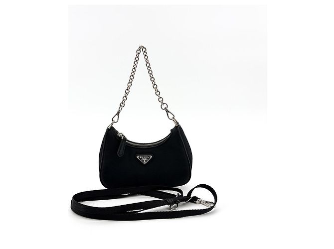 Prada Re-Edition Tessuto Mini Noir - vue 3