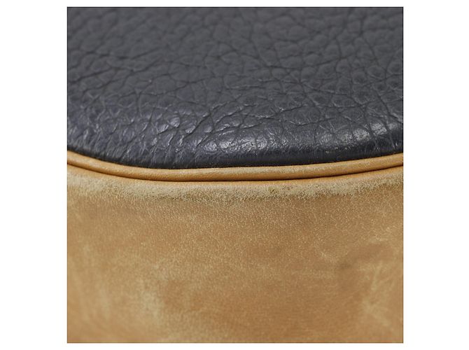 Christian Dior CD Schultertasche aus Leder Schwarz - Ansicht 5