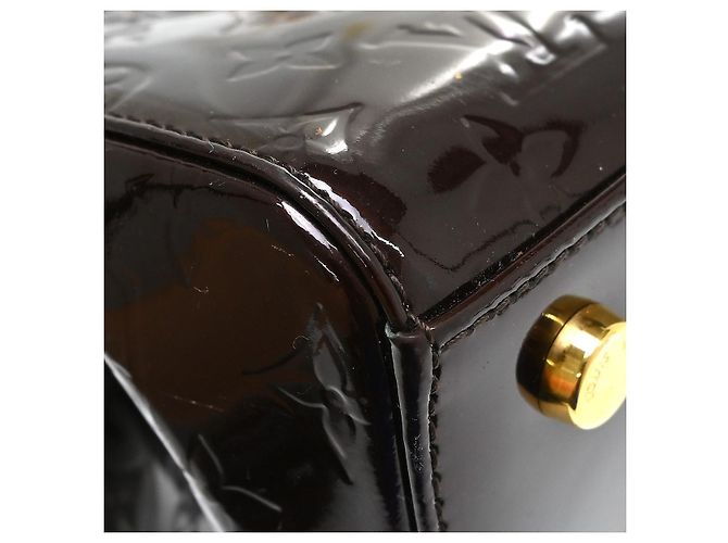 Louis Vuitton Brea Monogram Vernis MM Roxo - vista 6