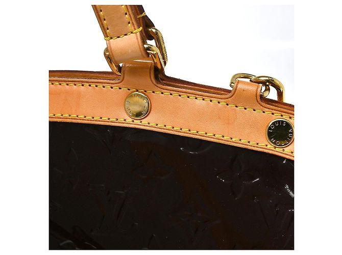 Louis Vuitton Brea Monogram Vernis MM Roxo - vista 7