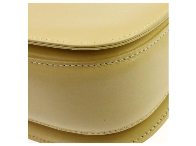 Gucci Vintage Bamboo Top Handle Leather Medium Beige - vue 6
