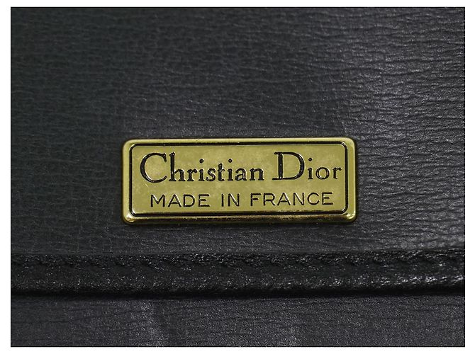 Christian Dior Bolsa de ombro em couro Preto - vista 6